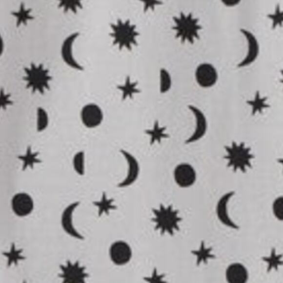 Hanna Andersson HannaSoft Pajamas Stars & Moon Tonal on Grey Size 2 NWT - Picture 2 of 2